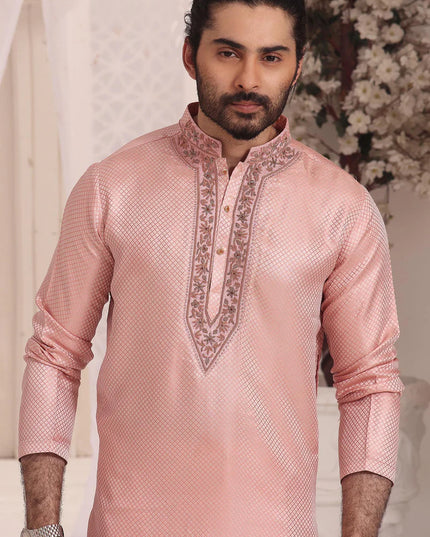 Cotton Candy Kurta Jamawar Set