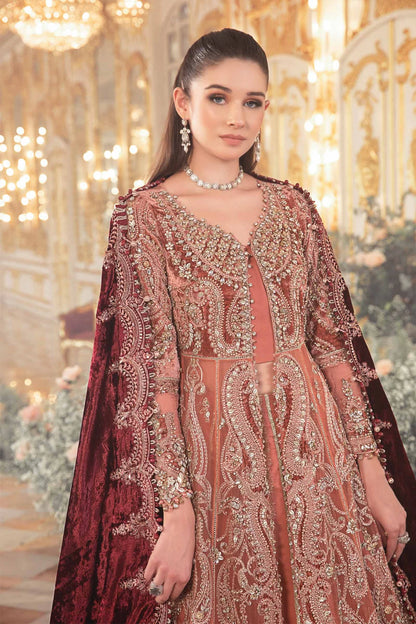 Maria B | Wedding Wear Hand Embellished Jacket Lehenga