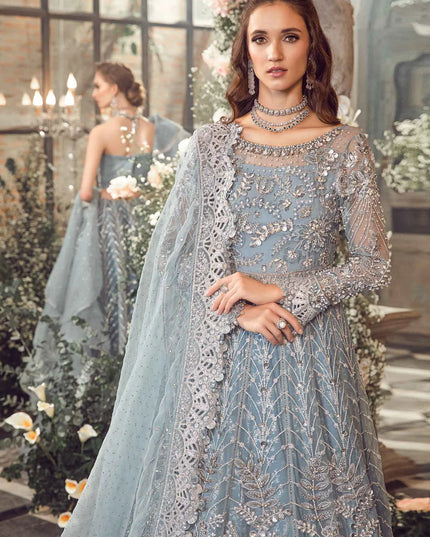 Maria B | Wedding Wear Hand Embellished Maxi Lehenga