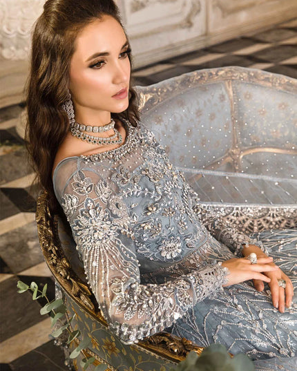 Maria B | Wedding Wear Hand Embellished Maxi Lehenga