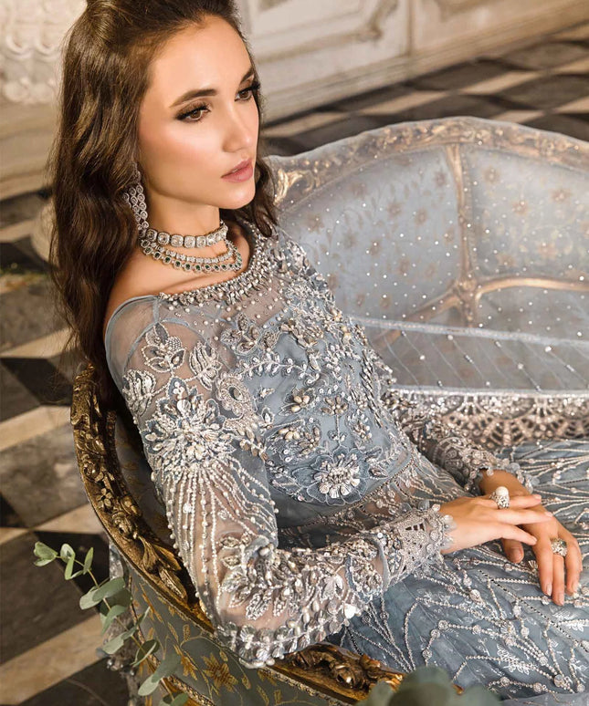Maria B | Wedding Wear Hand Embellished Maxi Lehenga