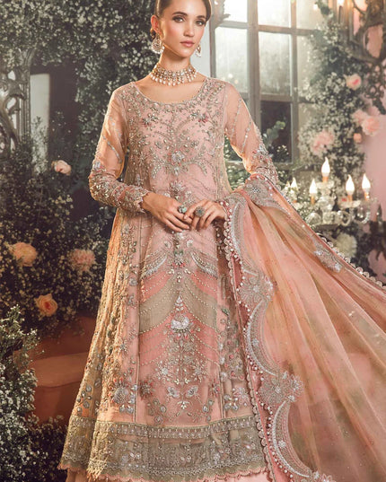 Maria B | Wedding Wear Hand Embellished Frock Lehenga