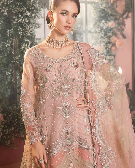 Maria B | Wedding Wear Hand Embellished Frock Lehenga