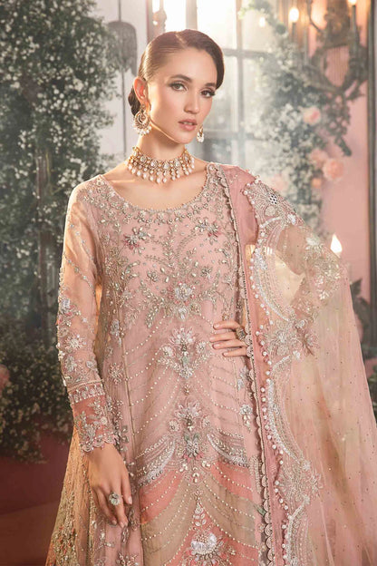 Maria B | Wedding Wear Hand Embellished Frock Lehenga
