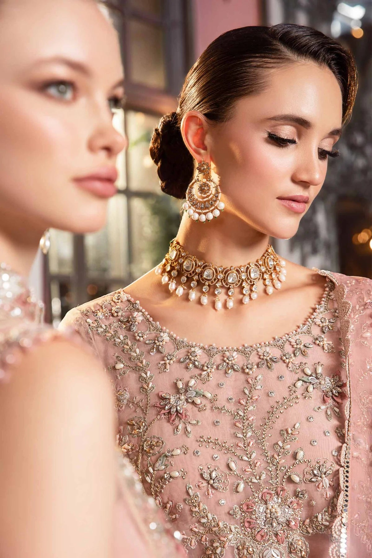 Maria B | Wedding Wear Hand Embellished Frock Lehenga