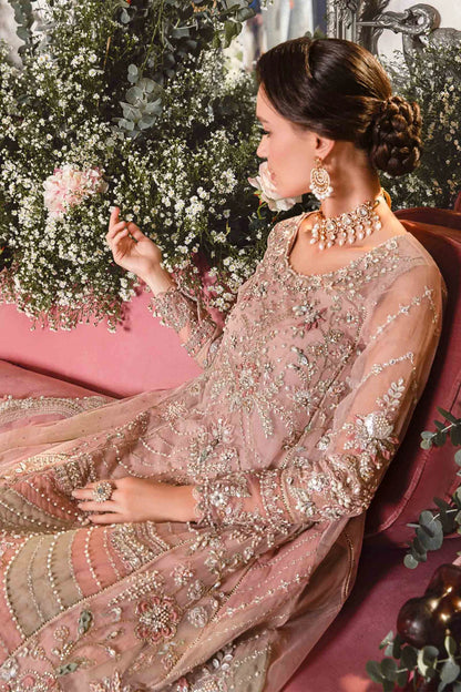 Maria B | Wedding Wear Hand Embellished Frock Lehenga