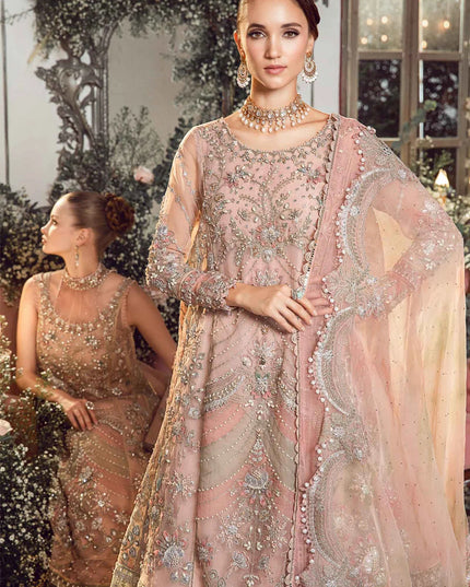 Maria B | Wedding Wear Hand Embellished Frock Lehenga