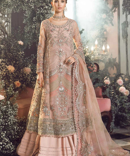 Maria B | Wedding Wear Hand Embellished Frock Lehenga