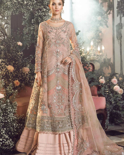 Maria B | Wedding Wear Hand Embellished Frock Lehenga