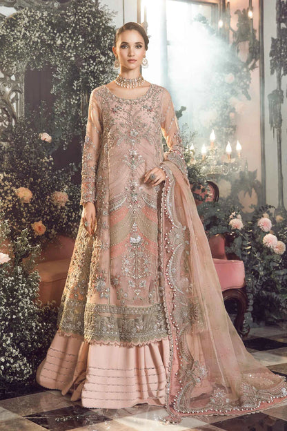 Maria B | Wedding Wear Hand Embellished Frock Lehenga