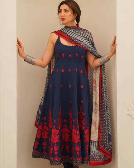 Zara Shahjahan |  Embroidered Lawn Churidar