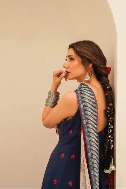 Zara Shahjahan |  Embroidered Lawn Churidar
