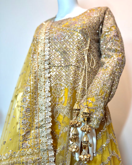Faiza Saqlain Zard Noor Luxury 3-Piece Formal Suit