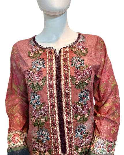 Rosewood Floral Embroidered Tunic