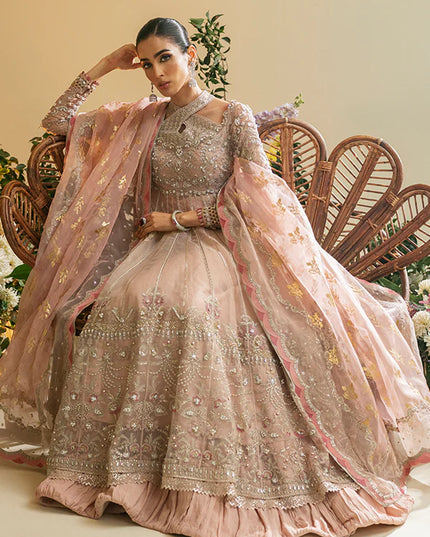 Zunera | Wedding Wear Embellished Frock Dress