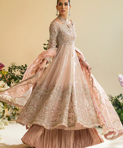 Zunera | Wedding Wear Embellished Frock Dress