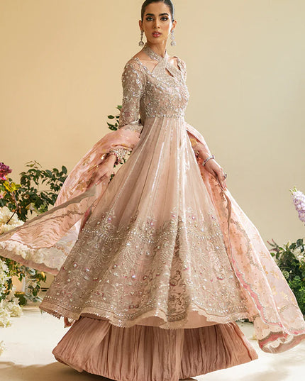 Zunera | Wedding Wear Embellished Frock Dress