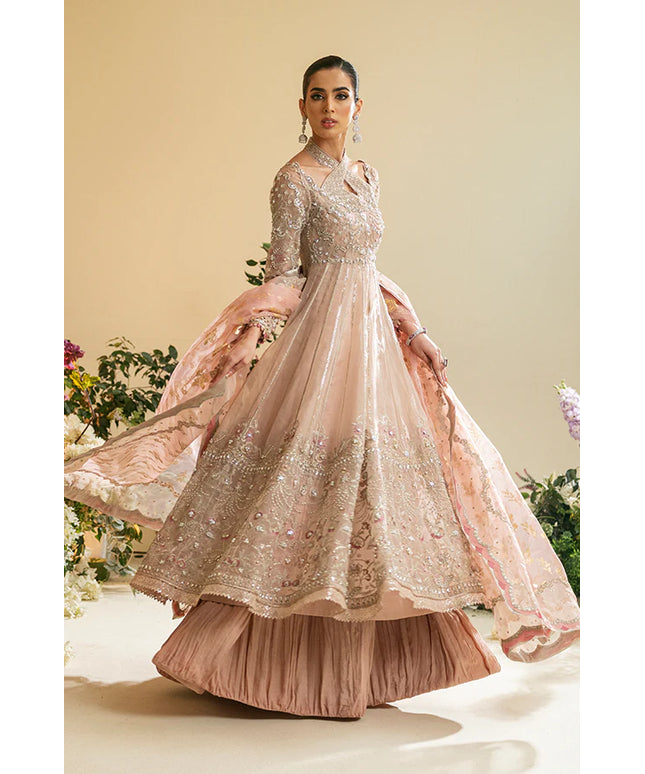 Zunera | Wedding Wear Embellished Frock Dress
