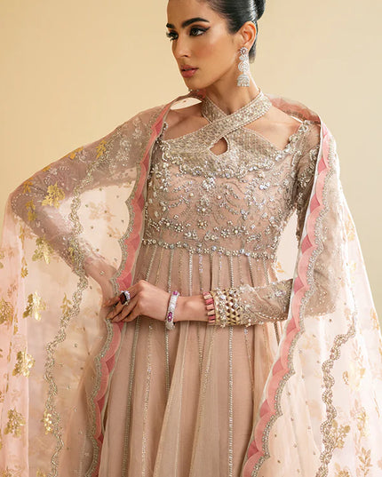Zunera | Wedding Wear Embellished Frock Dress