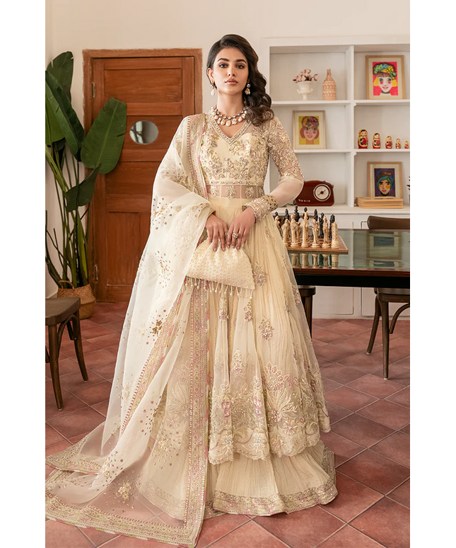 Tehzeeb | Wedding Wear Hand Embellished Dress