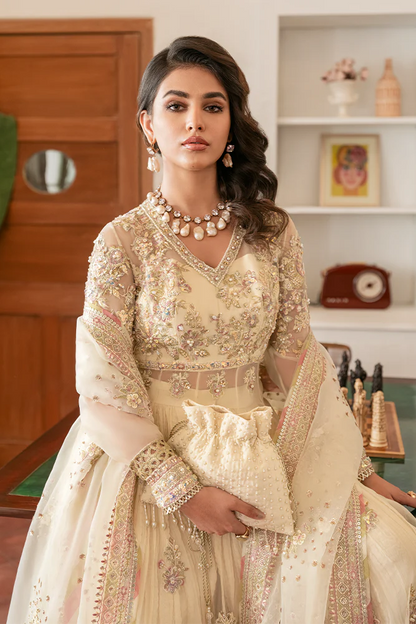 Tehzeeb | Wedding Wear Hand Embellished Dress