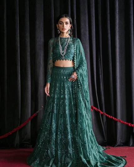 Imperial Ivy | Festive Wear Embroidered Lehenga