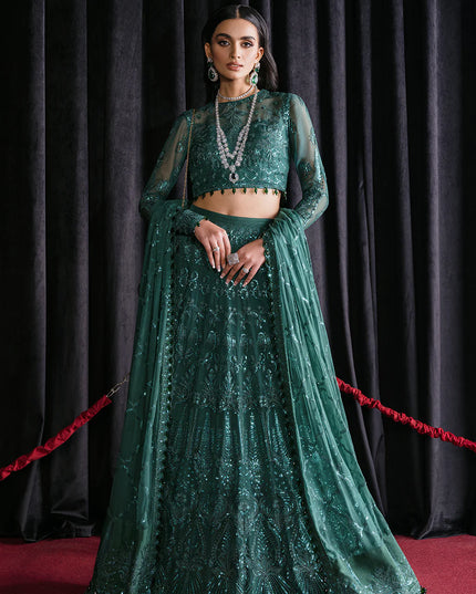 Imperial Ivy | Festive Wear Embroidered Lehenga