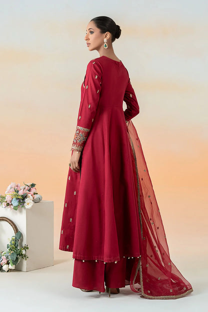 Maria B | Red Embroidered Lawn Suit