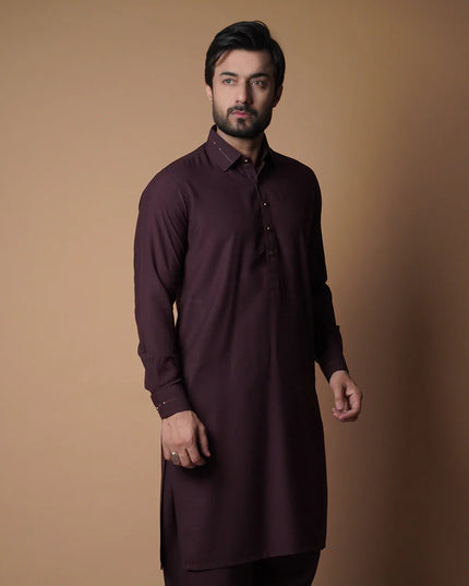 Maroon Shalwaar Kameez