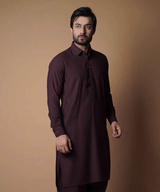 Maroon Shalwaar Kameez