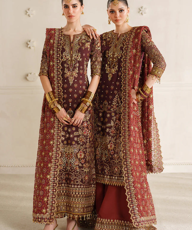 Parizaah | Chiffon Embroidered Wedding Dress