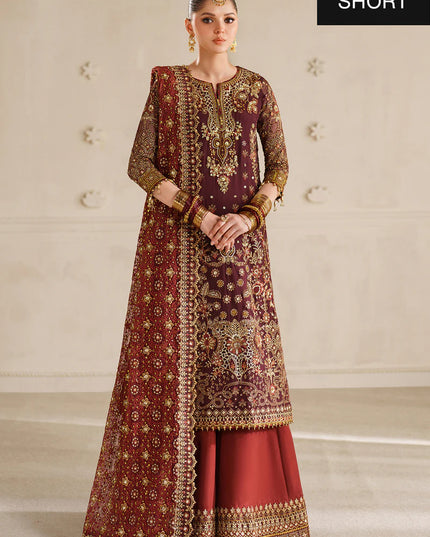 Parizaah | Chiffon Embroidered Wedding Dress