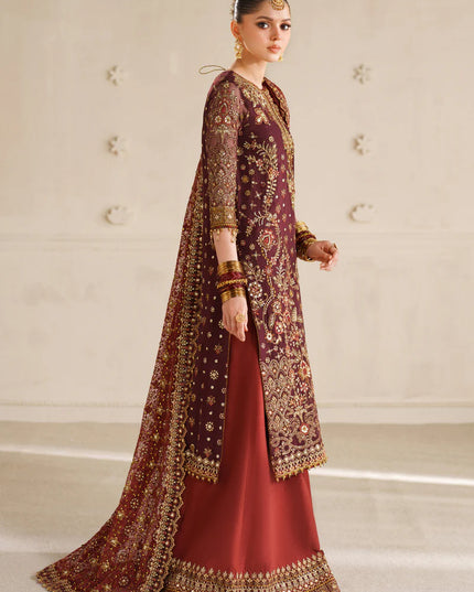 Parizaah | Chiffon Embroidered Wedding Dress