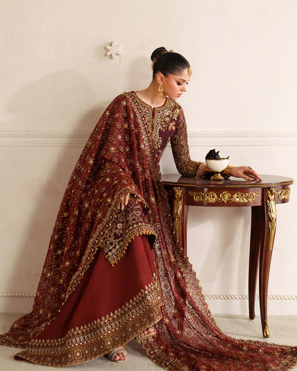 Parizaah | Chiffon Embroidered Wedding Dress