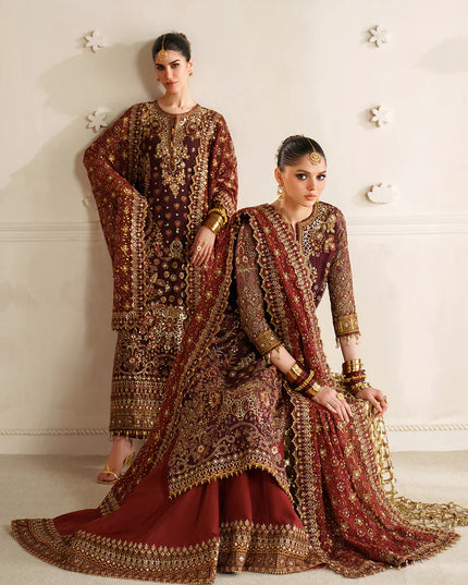 Parizaah | Chiffon Embroidered Wedding Dress