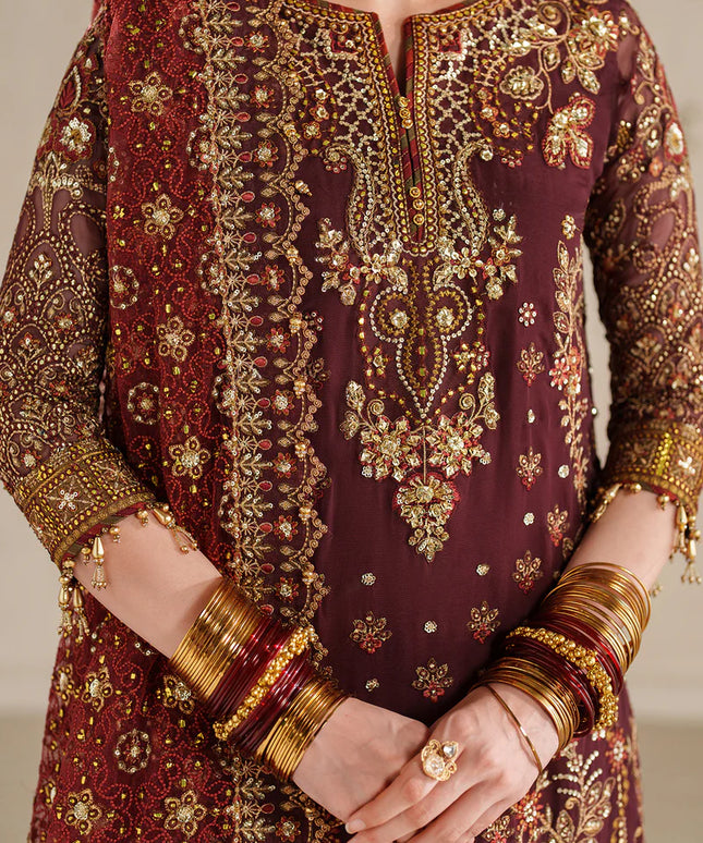 Parizaah | Chiffon Embroidered Wedding Dress