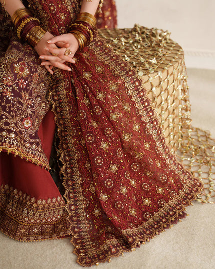 Parizaah | Chiffon Embroidered Wedding Dress