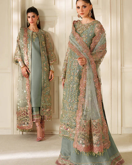 Zarmina | Embroidered Embellished Net Wedding Dress