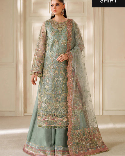 Zarmina | Embroidered Embellished Net Wedding Dress