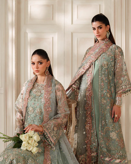 Zarmina | Embroidered Embellished Net Wedding Dress