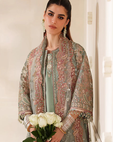 Zarmina | Embroidered Embellished Net Wedding Dress