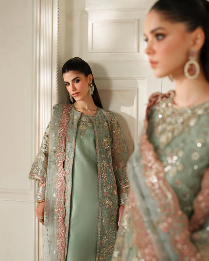 Zarmina | Embroidered Embellished Net Wedding Dress