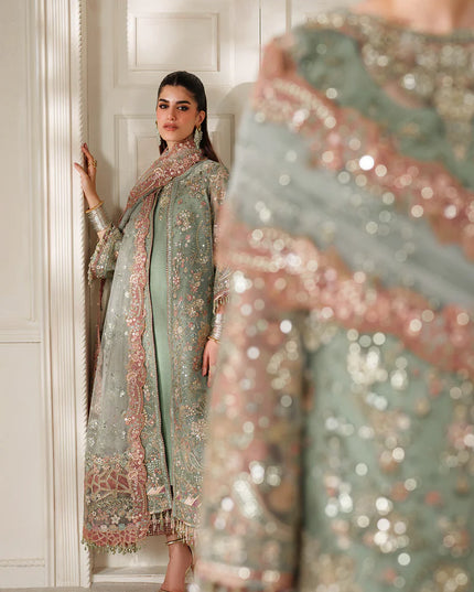 Zarmina | Embroidered Embellished Net Wedding Dress