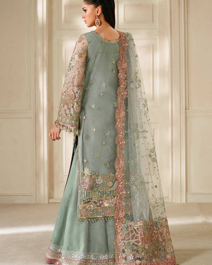 Zarmina | Embroidered Embellished Net Wedding Dress