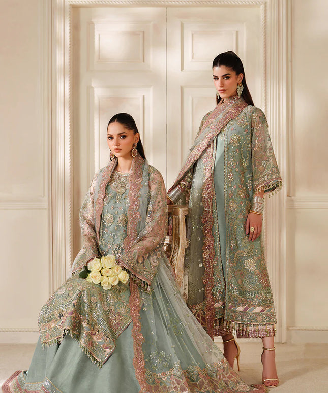 Zarmina | Embroidered Embellished Net Wedding Dress