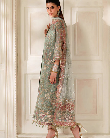 Zarmina | Embroidered Embellished Net Wedding Dress