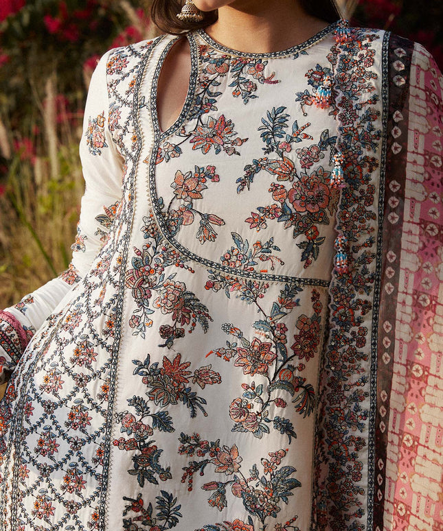 Hussain Rehar | Festive Wear Lawn Churidar