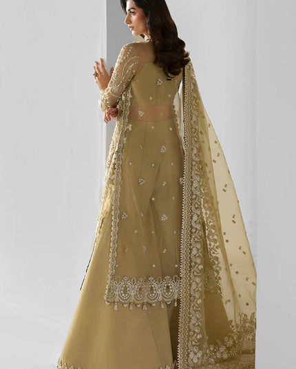 Elixir | Mint Green Organza Hand Embellished Sharara