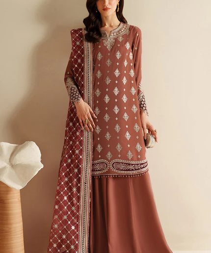 Avleen | Pure Velvet Embroidered Sharara