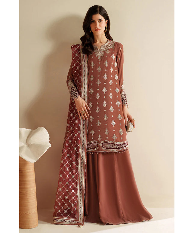 Avleen | Pure Velvet Embroidered Sharara